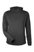 Swannies Golf SWI600 Mens Ivy Hooded Sweatshirt Hoodie w/ Pouch Pocket Black Flat Front