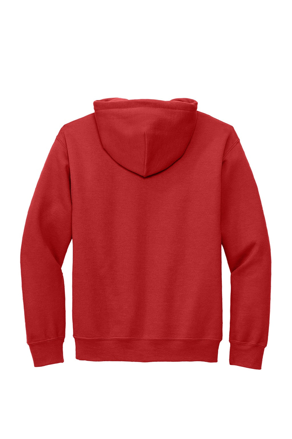 Gildan 12500 Mens DryBlend Moisture Wicking Hooded Sweatshirt Hoodie w/ Pouch Pocket Red Flat Back