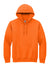 Gildan 12500 Mens DryBlend Moisture Wicking Hooded Sweatshirt Hoodie w/ Pouch Pocket Safety Orange Flat Front