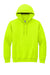 Gildan 12500 Mens DryBlend Moisture Wicking Hooded Sweatshirt Hoodie w/ Pouch Pocket Safety Green Flat Front