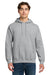 Gildan 12500 Mens DryBlend Moisture Wicking Hooded Sweatshirt Hoodie w/ Pouch Pocket Sport Grey Model Front