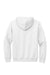 Gildan 12500 Mens DryBlend Moisture Wicking Hooded Sweatshirt Hoodie w/ Pouch Pocket White Flat Back