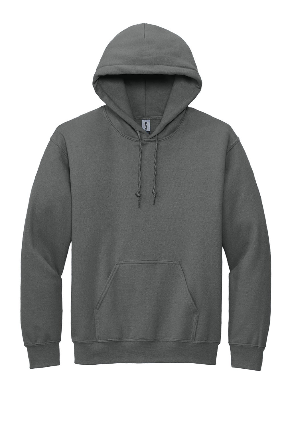 Gildan 12500 Mens DryBlend Moisture Wicking Hooded Sweatshirt Hoodie w/ Pouch Pocket Charcoal Grey Flat Front
