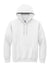 Gildan 12500 Mens DryBlend Moisture Wicking Hooded Sweatshirt Hoodie w/ Pouch Pocket White Flat Front
