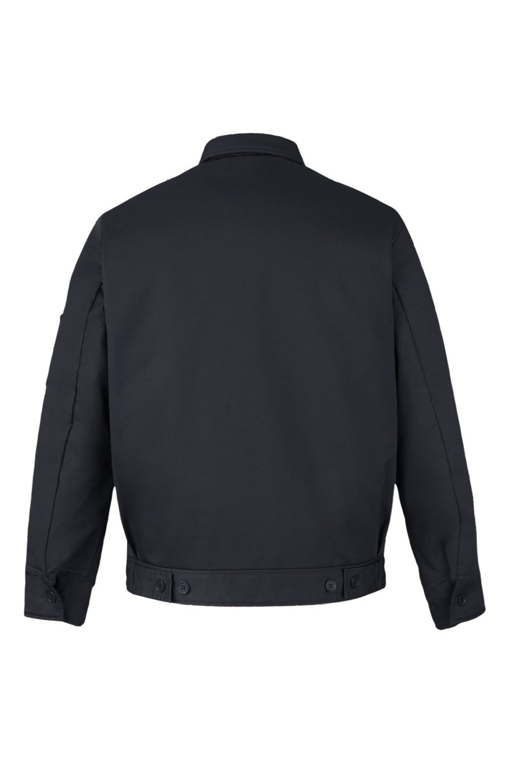 Harriton M721/M721T Mens ClimaBloc Station Full Zip Jacket Dark Charcoal Grey Flat Back