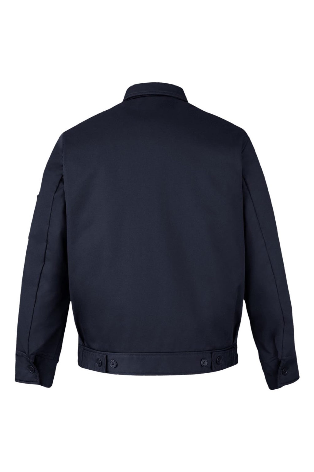 Harriton M721/M721T Mens ClimaBloc Station Full Zip Jacket Dark Navy Blue Flat Back