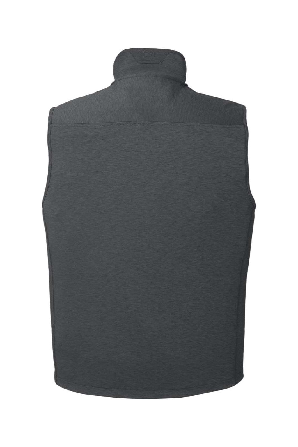 Vineyard Vines O001400 Mens On The Go Shep Full Zip Vest Jet Black Flat Back