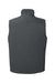 Vineyard Vines O001400 Mens On The Go Shep Full Zip Vest Jet Black Flat Back