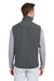 Vineyard Vines O001400 Mens On The Go Shep Full Zip Vest Jet Black Model Back