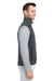Vineyard Vines O001400 Mens On The Go Shep Full Zip Vest Jet Black Model Side