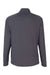 Core 365 CE418 Mens Origin Performance Pique 1/4 Zip Sweatshirt Carbon Grey/Black Flat Back