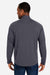 Core 365 CE418 Mens Origin Performance Pique 1/4 Zip Sweatshirt Carbon Grey/Black Model Back