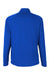 Core 365 CE418 Mens Origin Performance Pique 1/4 Zip Sweatshirt True Royal Blue/Carbon Grey Flat Back