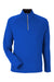 Core 365 CE418 Mens Origin Performance Pique 1/4 Zip Sweatshirt True Royal Blue/Carbon Grey Flat Front