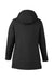 Core 365 CE725W Womens Inspire 3-in-1 Insulated Full Zip Hooded Jacket Black/Carbon Grey Flat Back