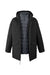 Core 365 CE725 Mens Inspire 3-in-1 Insulated Full Zip Hooded Jacket Black/Carbon Grey Flat Front
