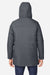 Core 365 CE725 Mens Inspire 3-in-1 Insulated Full Zip Hooded Jacket Carbon Grey/Black Model Back