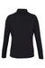 Core 365 CE418W Womens Origin Performance Pique 1/4 Zip Sweatshirt Black/Carbon Grey Flat Back
