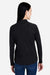 Core 365 CE418W Womens Origin Performance Pique 1/4 Zip Sweatshirt Black/Carbon Grey Model Back