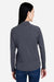 Core 365 CE418W Womens Origin Performance Pique 1/4 Zip Sweatshirt Carbon Grey/Black Model Back