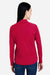 Core 365 CE418W Womens Origin Performance Pique 1/4 Zip Sweatshirt Classic Red/Carbon Grey Model Back