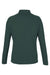 Core 365 CE418W Womens Origin Performance Pique 1/4 Zip Sweatshirt Forest Green/Carbon Grey Flat Back