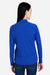 Core 365 CE418W Womens Origin Performance Pique 1/4 Zip Sweatshirt True Royal Blue/Carbon Grey Model Back