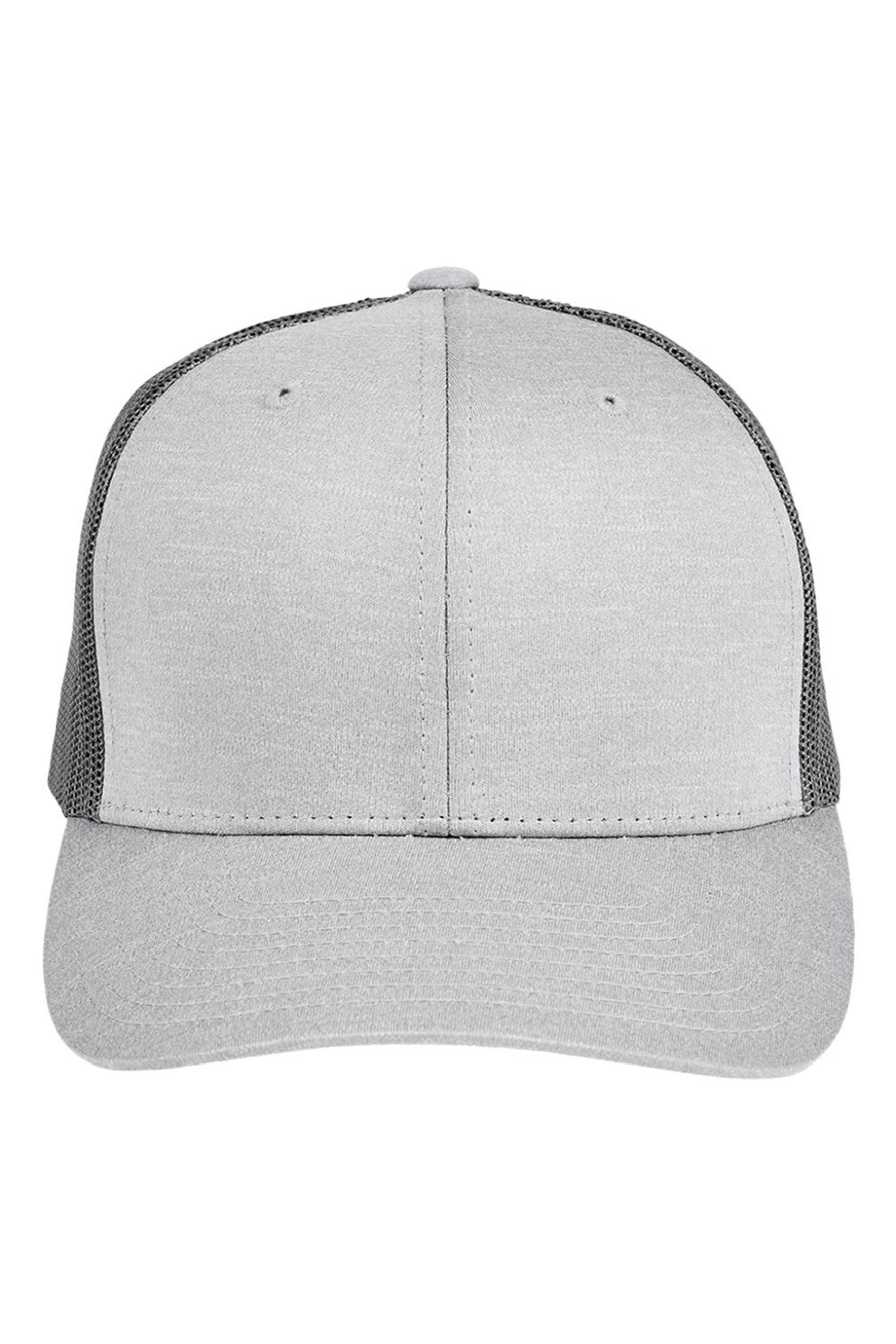Team 365 Hats TT802Y Mens Zone Sonic Moisture Wicking Snapback Hat Heather Grey/Graphite Grey Flat Front