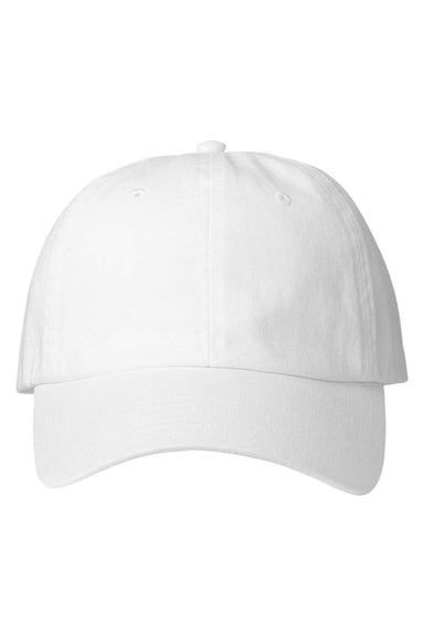 Vineyard Vines Hats F001780 Mens Adjustable Baseball Hat White Cap Flat Front
