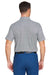Swannies Golf SW2200 Mens Tanner Printed Short Sleeve Polo Shirt Glacier/Black Model Back