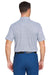 Swannies Golf SW2200 Mens Tanner Printed Short Sleeve Polo Shirt Navy Blue Model Back