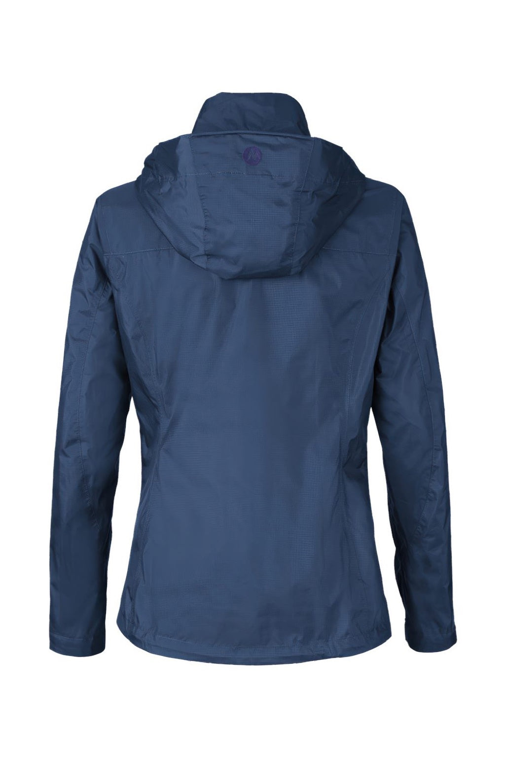 Marmot M15866 Womens PreCip Eco Full Zip Rain Jacket Arctic Navy Blue Flat Back