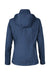 Marmot M15866 Womens PreCip Eco Full Zip Rain Jacket Arctic Navy Blue Flat Back