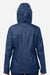 Marmot M15866 Womens PreCip Eco Full Zip Rain Jacket Arctic Navy Blue Model Back