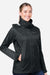 Marmot M15866 Womens PreCip Eco Full Zip Rain Jacket Black Model Side