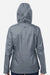 Marmot M15866 Womens PreCip Eco Full Zip Rain Jacket Steel Onyx Grey Model Back
