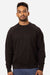 Econscious ec5200 Mens Motion Crewneck Sweatshirt Black Model Front