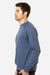 Econscious ec5200 Mens Motion Crewneck Sweatshirt Pacific Blue Model Side