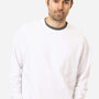 Econscious Mens Motion Crewneck Sweatshirt - White - New