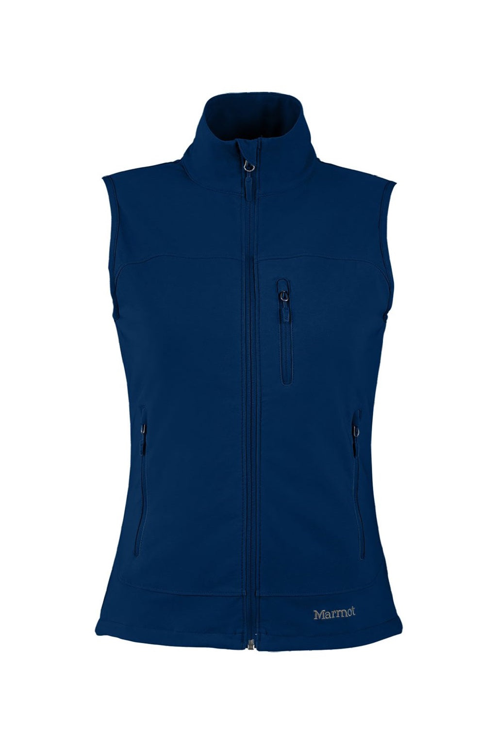 Marmot M16080 Womens Tempo Full Zip Vest Arctic Navy Blue Flat Front
