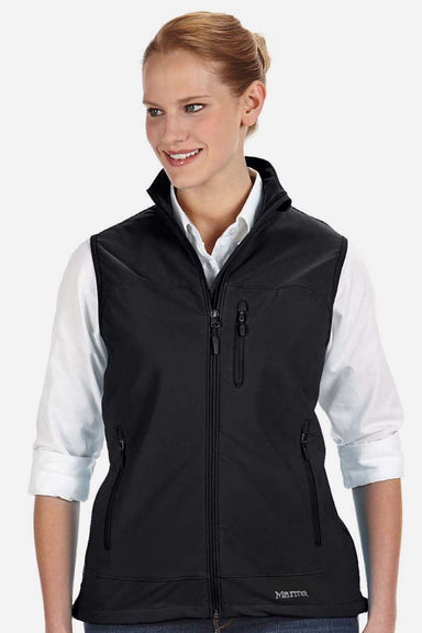 Marmot M16080 Womens Tempo Full Zip Vest Black Model Front