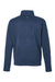 Marmot M16223 Mens Drop Line Fleece Full Zip Jacket Heather Arctic Navy Blue Flat Back