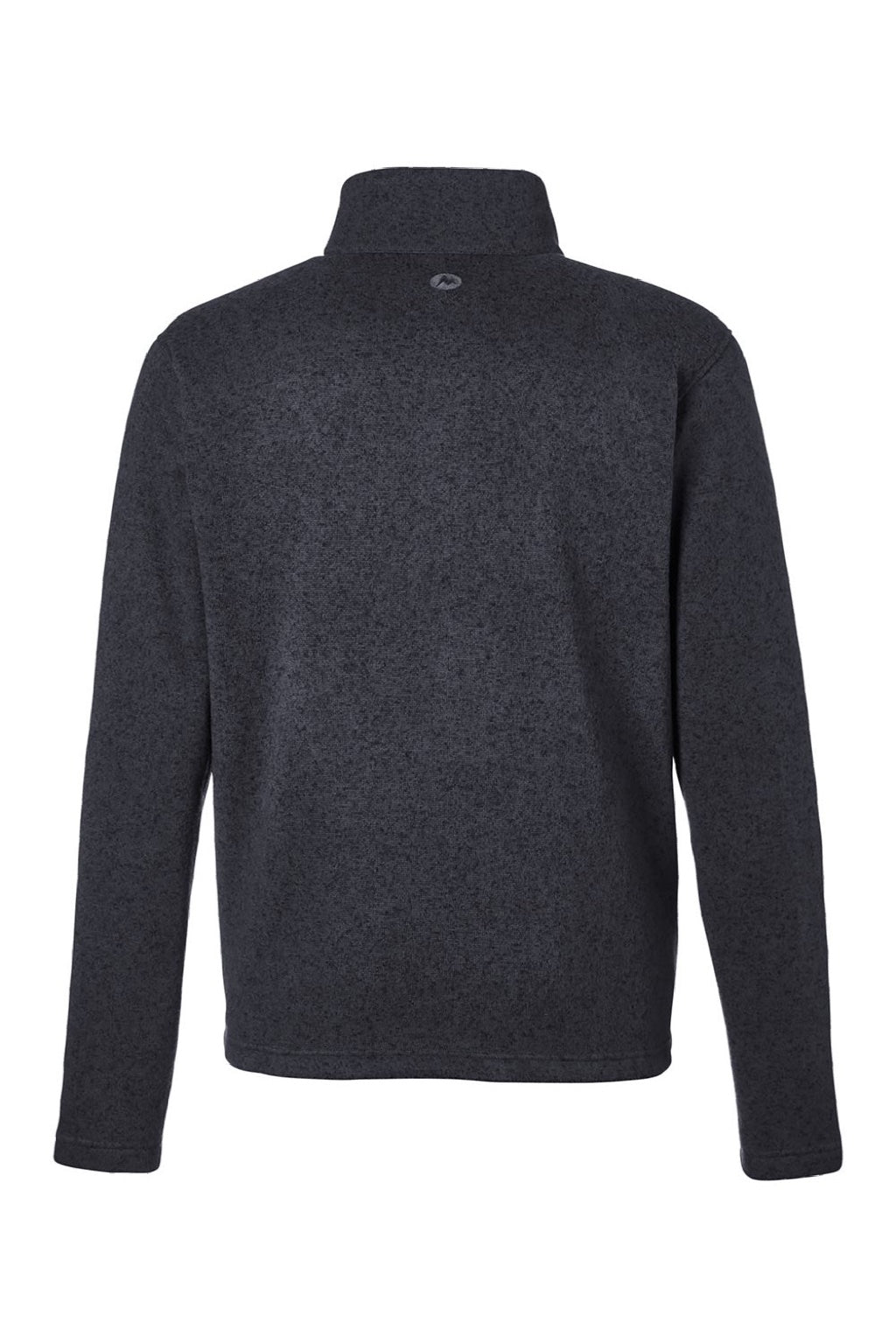 Marmot M16223 Mens Drop Line Fleece Full Zip Jacket Heather Black Flat Back