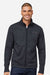 Marmot M16223 Mens Drop Line Fleece Full Zip Jacket Heather Black Model Front