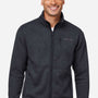 Marmot Mens Drop Line Fleece Full Zip Jacket - Heather Black - New