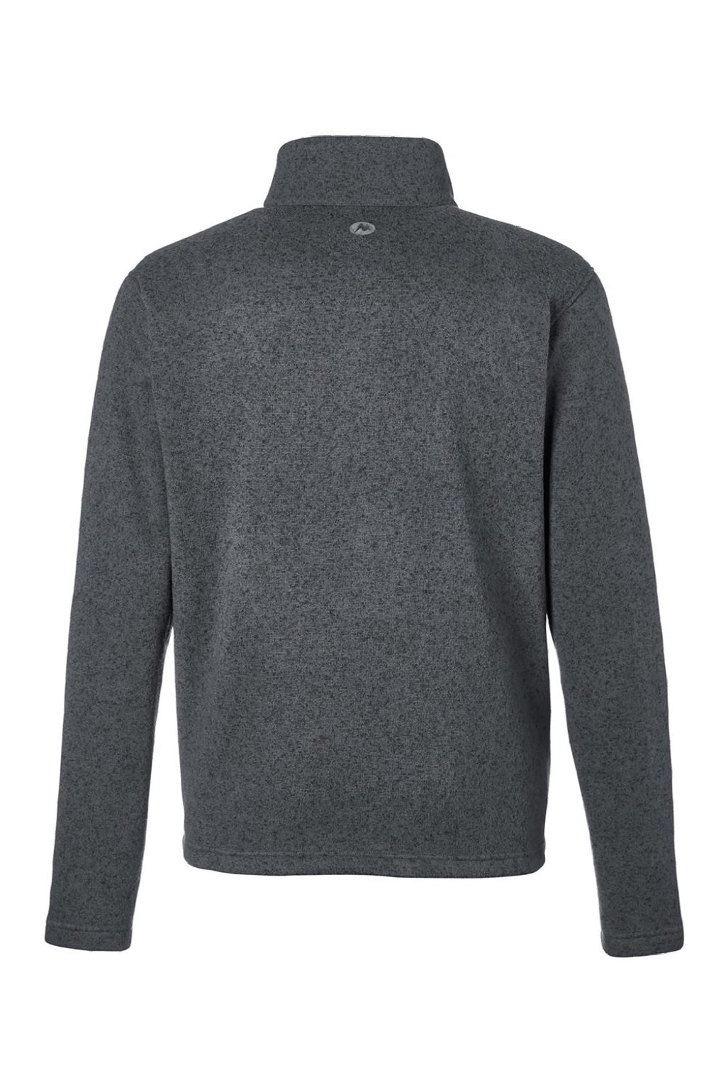 Marmot M16223 Mens Drop Line Fleece Full Zip Jacket Heather Steel Onyx Grey Flat Back
