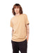 Shaka Wear SHASS Mens Active Short Sleeve Crewneck T-Shirt Khaki Model Side