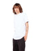 Shaka Wear SHASS Mens Active Short Sleeve Crewneck T-Shirt White Model Side