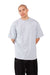 Shaka Wear SHMHSS Mens Max Heavyweight Short Sleeve Crewneck T-Shirt Heather Grey Model Front