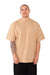 Shaka Wear SHMHSS Mens Max Heavyweight Short Sleeve Crewneck T-Shirt Khaki Model Front